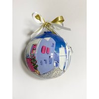 Paros Griechenland Ornament Auf Anfrage Anpassbar. Städte Und Landschaften Griechenlands, Urlaubssouvenirs, Kreuzfahrterinnerungen Den Kykladen von FerrariSoniArt