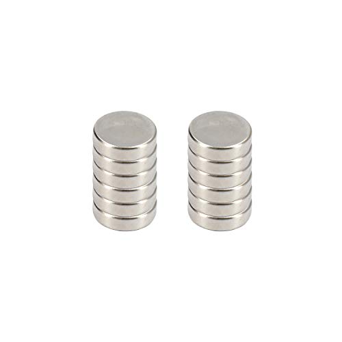 ferrestock fskndc003 Neodym-Magnete rund, 18 x 5 mm, Set 12-teilig von Ferrestock