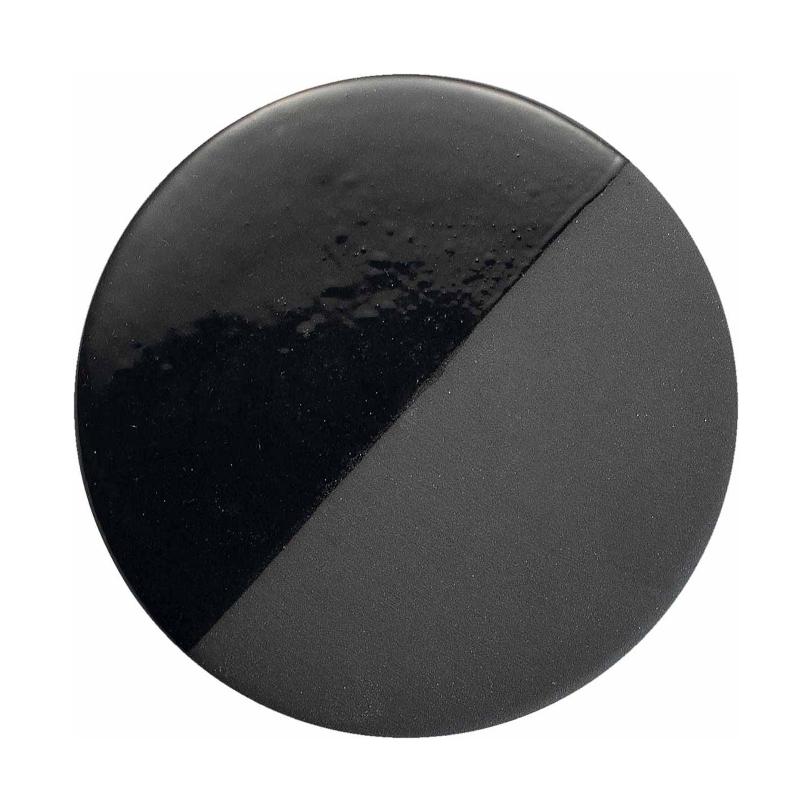 Deckenleuchte PI, glänzend/matt, Ø 40 cm, schwarz von Ferroluce