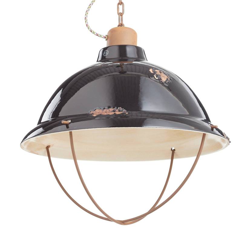 Hängeleuchte C1680 aus Keramik, schwarz Hängeleuchte C1680 aus Keramik, schwarz von Ferroluce