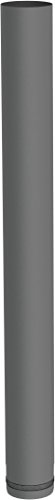 Ofenrohr/Pelletrohr Längenelement mit 1000mm Länge und Ø 100mm Durchmesser für Pelletofen, gussgrau von Ferro Lux