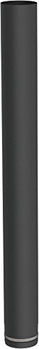 Ofenrohr/Pelletrohr Längenelement mit 100mm Länge und Ø 80mm Durchmesser für Pelletofen, schwarz von Ferro Lux