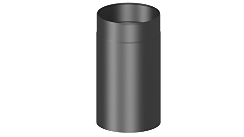 Ofenrohr / Kaminrohr / Rauchrohr mit 330 mm Länge und 200mm Innendurchmesser, schwarz von Ferro Lux