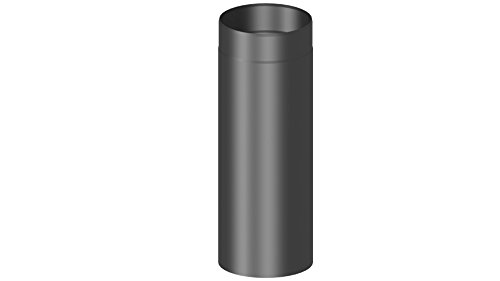 Ofenrohr / Kaminrohr / Rauchrohr mit 500 mm Länge und 200mm Durchmesser, schwarz von Ferro Lux