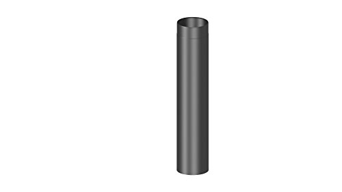 Ofenrohr / Kaminrohr / Rauchrohr mit 750 mm Länge und 130mm Durchmesser, schwarz von Ferro Lux