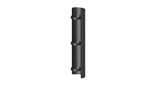 Ofenrohr - Strahlungsschutz; 1000 mm Länge und 120mm Durchmesser, schwarz von Ferro Lux