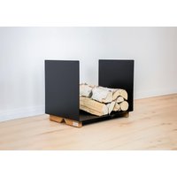 Ferrolignum Kaminholzregal 2.0 Black Edition von FerroLignum