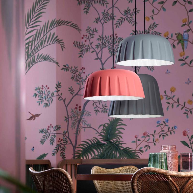 Hängeleuchte Madame Gres Keramik Höhe 18cm rosa Hängeleuchte Madame Gres Keramik Höhe 18cm rosa von Ferroluce