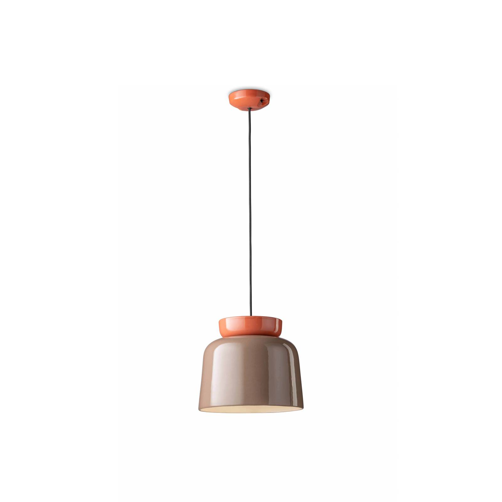 Pendellampe Corcovado, orange/braun Pendellampe Corcovado, orange/braun von Ferroluce