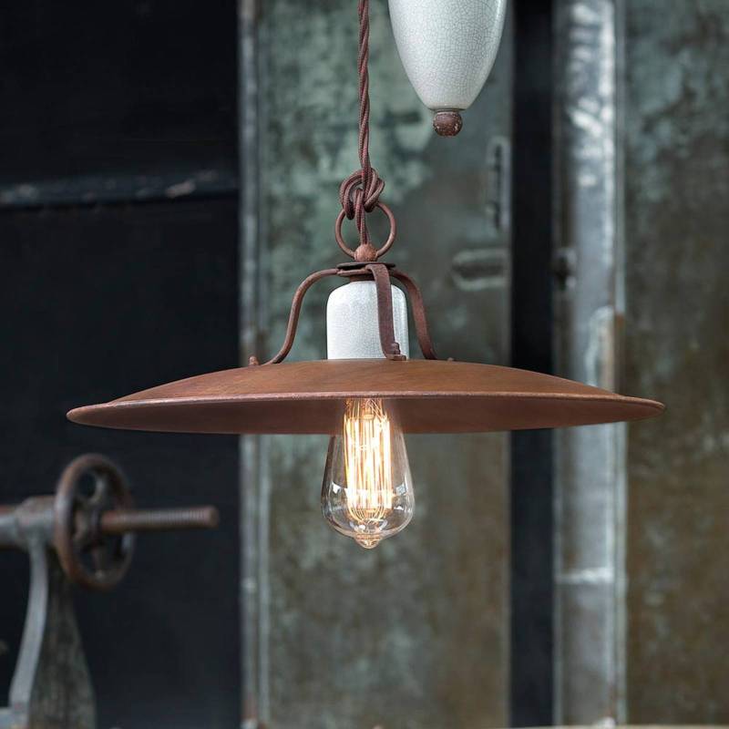 Pendelleuchte Riccardo mit praktischem Seilzug Pendelleuchte Riccardo mit praktischem Seilzug von Ferroluce