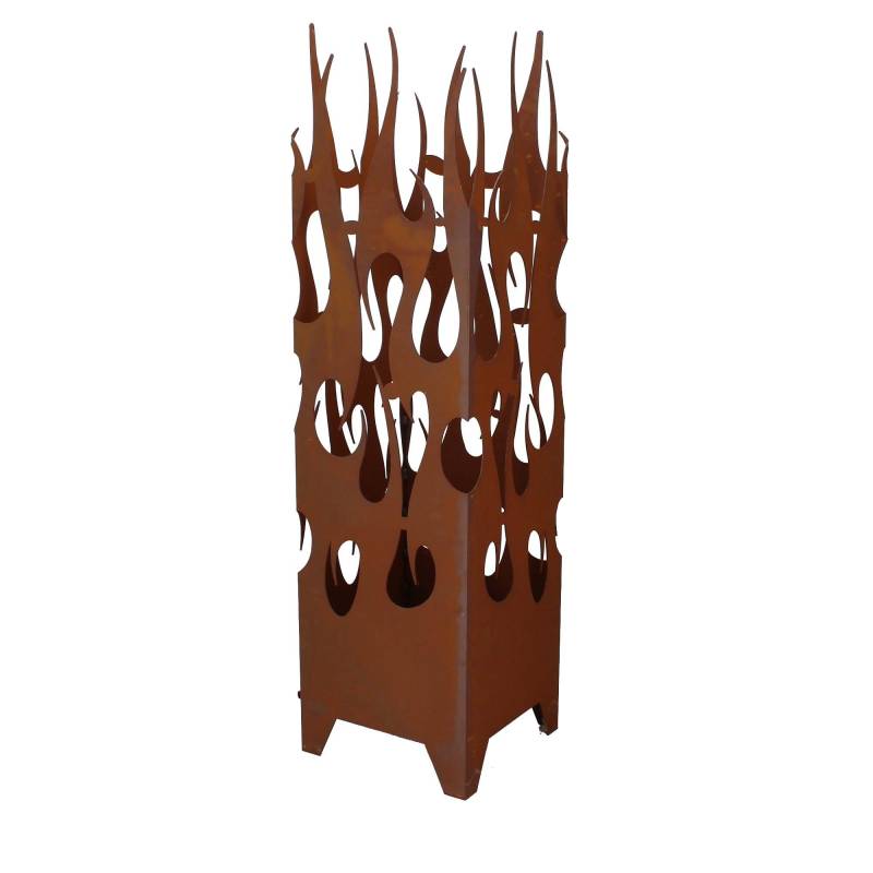 Ferrum Feuerkorb Geflammt Edelrost 1-0159 von Ferrum Art Design GmbH & Co. KG