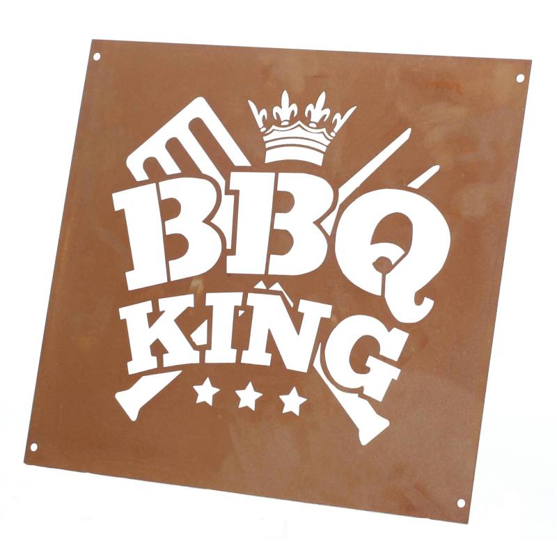 Ferrum Wandbild Edelrost BBQ-King von Ferrum Art Design GmbH & Co. KG