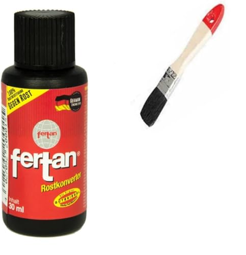 Fertan Rostentferner, Rostkonverter - Der perfekte Rostumwandler inkl. Pinsel von E-Com24 (Fertan 30 ml) von Fertan