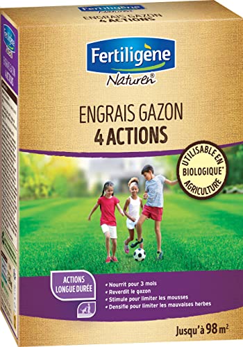 EVERGREEN FERTILIGENE ENGRAIS Gazon 4 Actions 2,45KG F4S Arret Produit REGLEMENTAIRE AU 30.10.2022 von Fertiligène