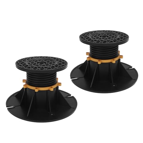 Fesjoy Einstellbarer Bettrahmenbein, 2pcs 120-170 Mm Mittelschild Heavy Duty PP Möbelbein für Sofa-Tischschrank, Stabile Stütze ohne Schrauben, Breite Anwendung, Anti-Rauschen von Fesjoy