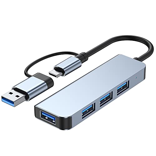 Fesjoy Hub Typ C auf USB 3.0 4 Ports Doing Station 4 in 1 USB Splitter Ultra Slim Plug and Play kompatibel mit PRO/Air Surface PRO PS4 XPS PC Flash Drive Fesjoy Hub Typ C auf USB 3.0 4 Ports Doing Station 4 in 1 USB Splitter Ultra Slim Plug and Play kompatibel mit PRO/Air Surface PRO PS4 XPS PC Flash Drive von Fesjoy