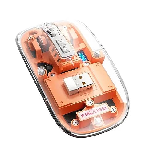 Fesjoy Transparente Wirel-Maus Verbindung mit drei Modi Transparente Modi Einstellbare DPI-Maus mit überlegener Leistung für Laptop Gaming Maus BT Fesjoy Transparente Wirel-Maus Verbindung mit drei Modi Transparente Modi Einstellbare DPI-Maus mit überlegener Leistung für Laptop Gaming Maus BT von Fesjoy