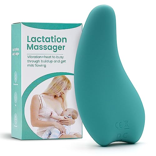 Fesjoy Wärmendes Laktationsmassagegerät Weiches Silikon-Brustmassagegerät zum Stillen Wärme + Vibration für vers fte Kanäle Verbesserter Milchfluss nach der Geburt Fesjoy Wärmendes Laktationsmassagegerät Weiches Silikon-Brustmassagegerät zum Stillen Wärme + Vibration für vers fte Kanäle Verbesserter Milchfluss nach der Geburt von Fesjoy
