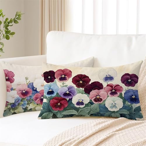 Kissenbezug 40x60 cm Beige Kissen Blumen Sofakissen 2 Stück Kissenbezüge Leinen Pillow mit Unsichtbarem Reißverschluss Kissenhüllen für Gartenkissen Couchkissen Balkonkissen Outdoorkissen Deko 2s-929 Kissenbezug 40x60 cm Beige Kissen Blumen Sofakissen 2 Stück Kissenbezüge Leinen Pillow mit Unsichtbarem Reißverschluss Kissenhüllen für Gartenkissen Couchkissen Balkonkissen Outdoorkissen Deko 2s-929 von Fesnfuae