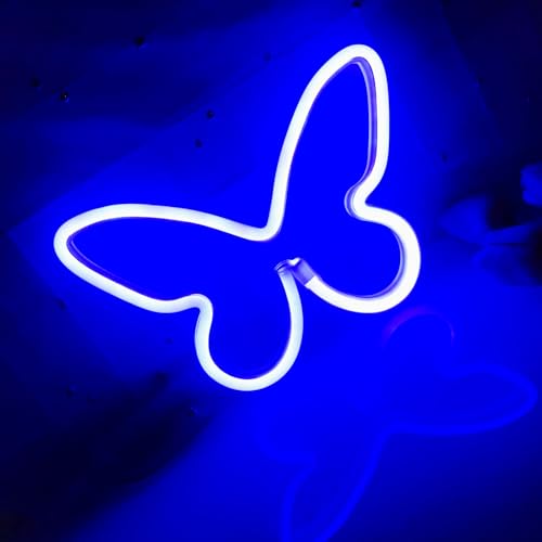 Schmetterling LED geformte Neonlichter sind hell und nicht dDazzling Party Dekorationen Urlaub Dekorationen Geburtstag Warme Geschenke für Kinder Eltern Dnd Freunde von Fespcj