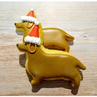 1 Nikolaus Dackeln, Personalisierbar Verpackung Cellophane & Satinband 1 Nikolaus Dackeln, Personalisierbar Verpackung Cellophane & Satinband von FestKeksShop