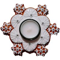 Teelichthalter Aus Lebkuchen Mit Zuckerglasur 15 cm von FestKeksShop