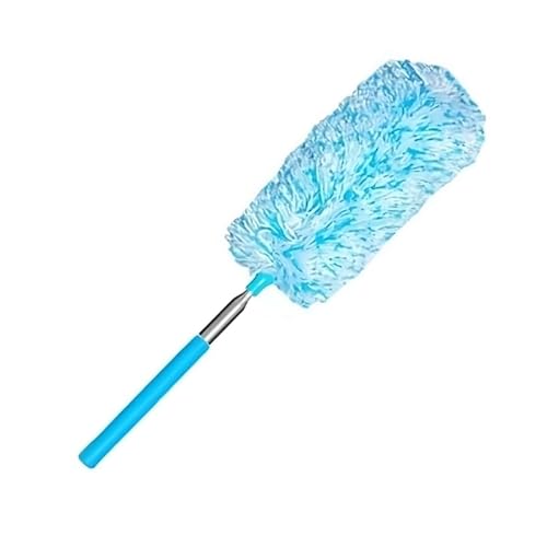 Ausziehbar Staubwedel Staubwischer Teleskopstiel Wedel Mikrofaser 33-81 cm (Blau) von FestPreis