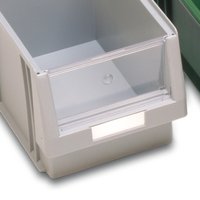 Etiketten für Sichtlagerkästen aus Polypropylen, BxH 83 x 27 mm von LA-KA-PE