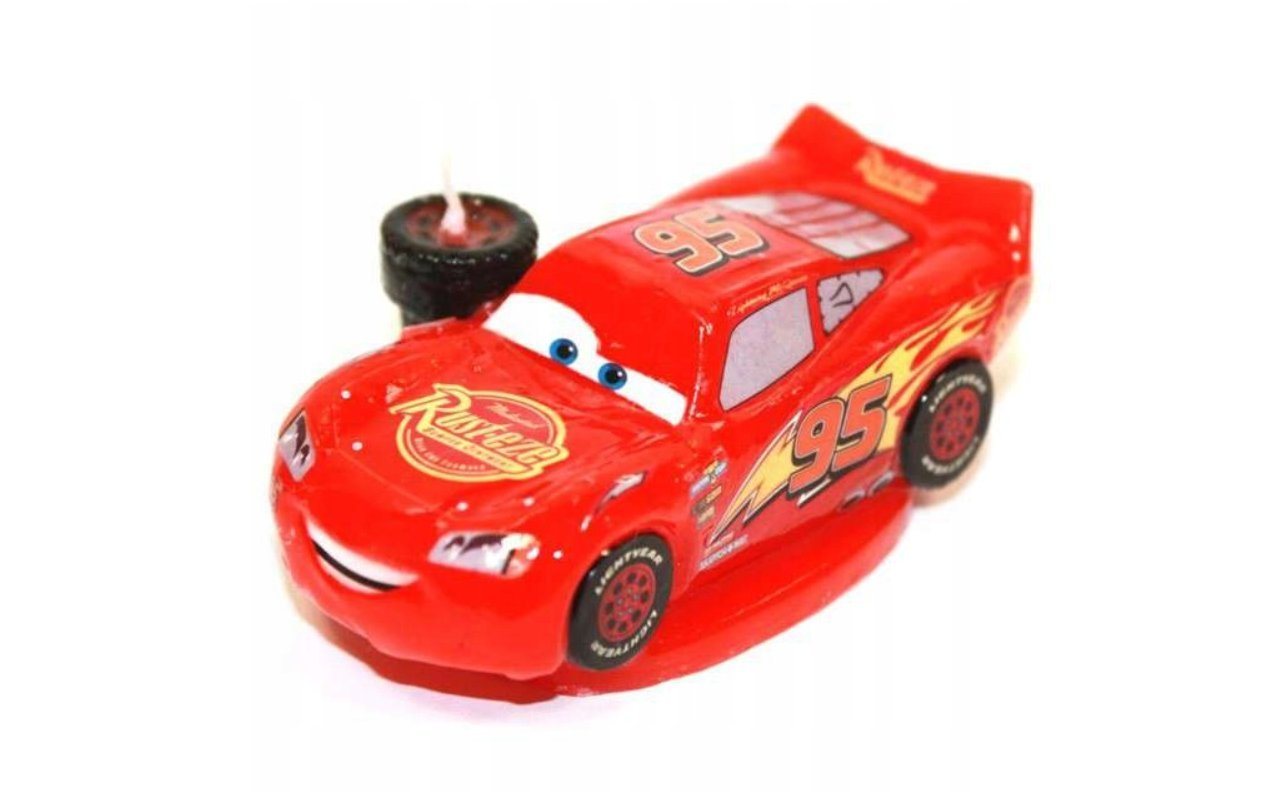 Festivalartikel Geburtstagskerze Pixie-Kerzen Lightning McQueen Kerzen Geburtstag Geburtstagskerze (1-tlg) von Festivalartikel