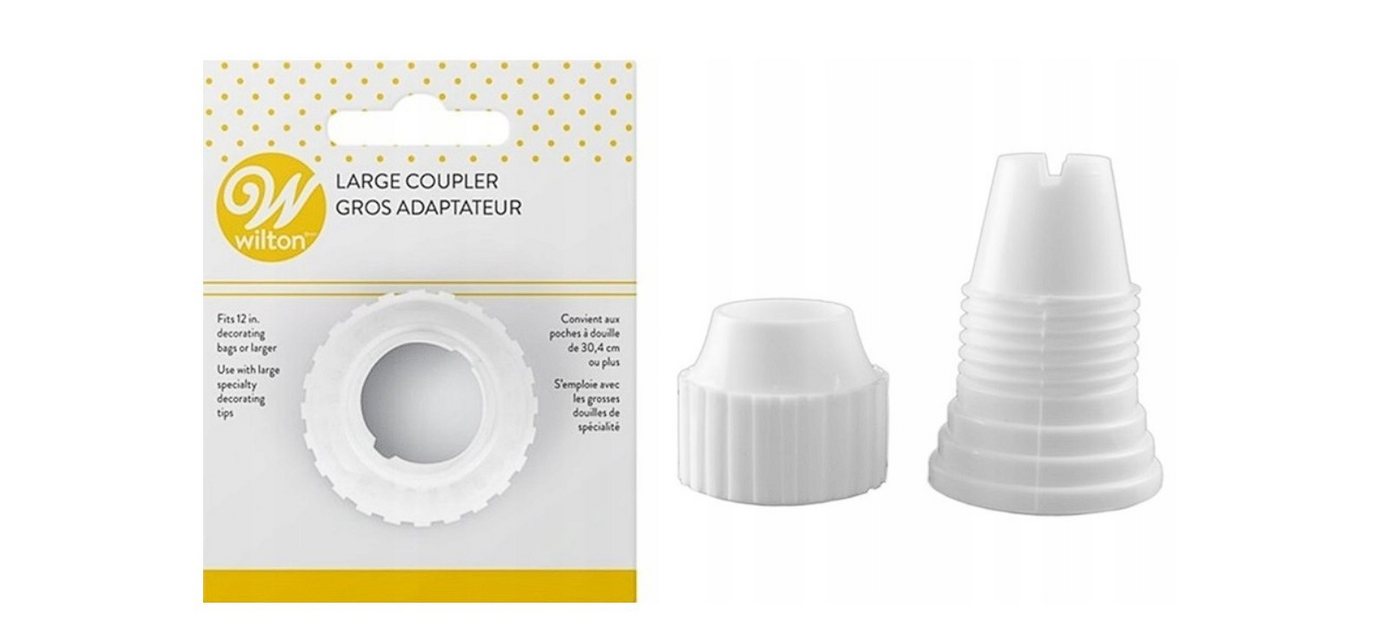 Festivalartikel Spritzbeutel Adapter Coupler für Wilton Kuchen-Düsen Leicht zu Reinigen (1-tlg) von Festivalartikel