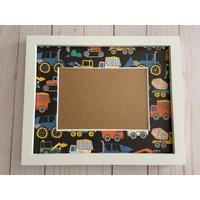 Baustellenfahrzeug Bilderrahmen | Personalisierter 5x7 Baustellenfahrzeug Bilderrahmen | Personalisierter 5x7 von FestiveFrameCo