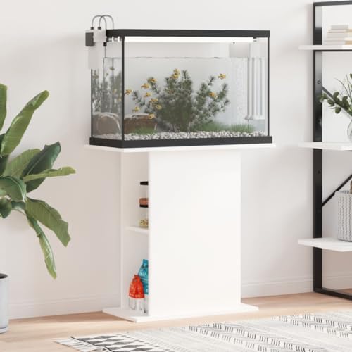 Festnight Aquarium Unterschrank Aquarium Tisch Aquariumständer Aquarium für Aquaristik Aquarienschrank Terrarium Schrank Weiß 36x75x72,5 cm von Festnight