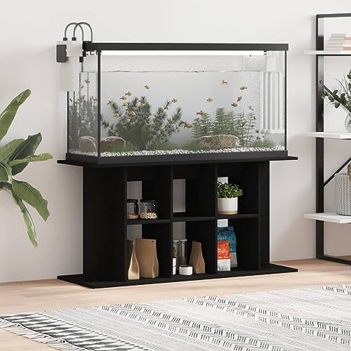 Festnight Aquarium Unterschrank Aquariumständer Aquarienschrank Aquarium Mit Unterschrank Aquarienschrank holz-Schwarz-120 x 40 x 60 cm von Festnight