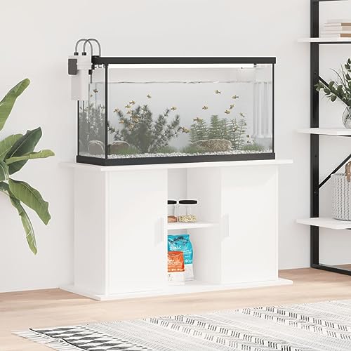 Festnight Aquarium Unterschrank Aquariumständer Weiß Aquarium Mit Unterschrank Aquarium Stand Aquarium Tisch 101 x 41 x 58 cm Holzwerkstoff Ständer für Aquarium Festnight Aquarium Unterschrank Aquariumständer Weiß Aquarium Mit Unterschrank Aquarium Stand Aquarium Tisch 101 x 41 x 58 cm Holzwerkstoff Ständer für Aquarium von Festnight