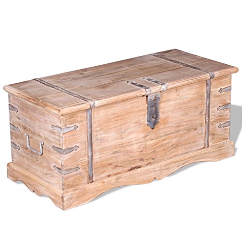Festnight Aufbewahrungstruhe aus Akazienholz Truhe Truhentisch Aufbewahrungsbox als Couchtisch Beistelltisch 90 x 40 x 40 cm Festnight Aufbewahrungstruhe aus Akazienholz Truhe Truhentisch Aufbewahrungsbox als Couchtisch Beistelltisch 90 x 40 x 40 cm von Festnight