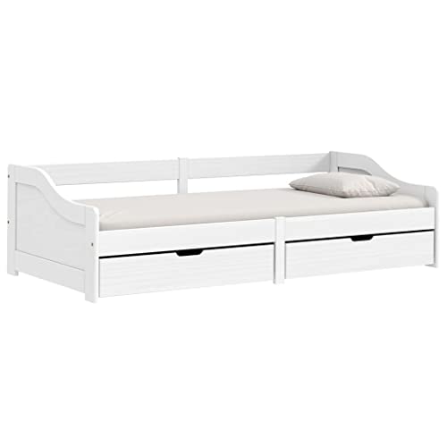 Festnight Bett 90x200 Mit Schubladen Tagesbett Mit 2 Stauraum Gästebett Weiß Betten Mit Schubladen Einzelbetten Mit Stauraum Funktionsbett Massivholz Kiefer Latten-Design Zusätzlicher Stauraum Festnight Bett 90x200 Mit Schubladen Tagesbett Mit 2 Stauraum Gästebett Weiß Betten Mit Schubladen Einzelbetten Mit Stauraum Funktionsbett Massivholz Kiefer Latten-Design Zusätzlicher Stauraum von Festnight