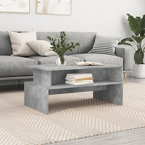 Festnight Couchtisch mit Ablagefach Wohnzimmertisch mit Stauraum Modern Beistelltisch Kaffeetisch Teetisch Sofatisch Tisch Wohnzimmer 90x55x42,5 cm von Festnight