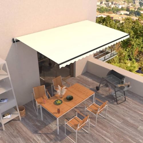 Festnight Elektrische Markise 500x350 cm Gelenkarmmarkise 350 Breit Automatisch Gelenkmarkise mit Handkurbel Kassettenmarkise Elektrisch Sonnenmarkise Terrasse Terassenmarkise Außen Festnight Elektrische Markise 500x350 cm Gelenkarmmarkise 350 Breit Automatisch Gelenkmarkise mit Handkurbel Kassettenmarkise Elektrisch Sonnenmarkise Terrasse Terassenmarkise Außen von Festnight