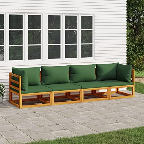 Festnight Gartenlounge Outdoor Klein Gartenmöbel Set Holz Balkon Lounge Sofa Outdoor Balkonmöbel Kleiner Balkon Gartensofa Lounge Sofa Sitzbank Garten Sitzgruppe Loungemöbel von Festnight