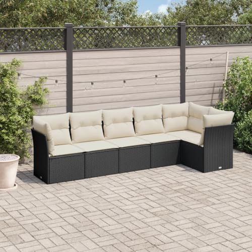 Festnight Gartenlounge mit Stauraum Rattan Garten Loungemöbel Set Ecksofa Garten Lounge Sofa Outdoor Polyrattan Gartensofa Terrasse Ecklounge Terrassenmöbel Gartenmöbel von Festnight
