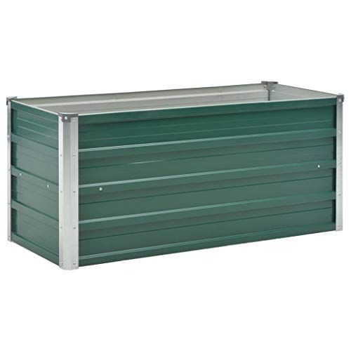 Festnight Gartenpflanzen Hochbeet Gartenbeet Verzinkter Stahl Frühbeet | Pflanzkasten Pflanzkübel Blumentopf Blumenkasten Blumenkübel Pflanztopf Pflanzgefäß für Garten Blumen Gemüse 100x40x45 cm Grün Festnight Gartenpflanzen Hochbeet Gartenbeet Verzinkter Stahl Frühbeet | Pflanzkasten Pflanzkübel Blumentopf Blumenkasten Blumenkübel Pflanztopf Pflanzgefäß für Garten Blumen Gemüse 100x40x45 cm Grün von Festnight