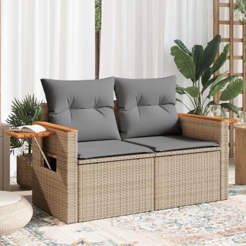 Festnight Gartensofa mit Stauraum Rattan Sofa 2 Sitzer Lounge Sofa Outdoor Kleines Balkon Sofa Balkonmöbel Rattansofa Gartenlounge Polyrattan Gartenmöbel Set Balkon Lounge Klappbare Beistelltisch Festnight Gartensofa mit Stauraum Rattan Sofa 2 Sitzer Lounge Sofa Outdoor Kleines Balkon Sofa Balkonmöbel Rattansofa Gartenlounge Polyrattan Gartenmöbel Set Balkon Lounge Klappbare Beistelltisch von Festnight
