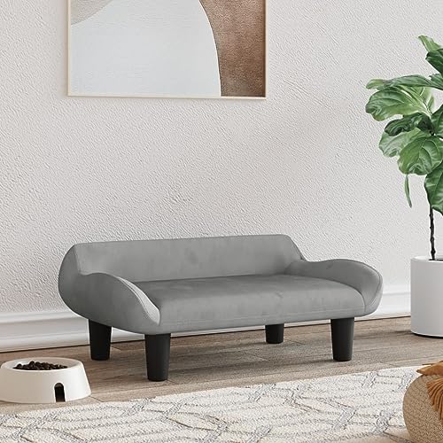 Festnight Hundebett Sofa für Hunde Haustier-Sofa Hundecouch Hundesofa Hundebetten Hundematratze rutschfest Hundebetten Hellgrau 70x40x24 cm Samt Geeignet für kleine Hunde und Haustiere Festnight Hundebett Sofa für Hunde Haustier-Sofa Hundecouch Hundesofa Hundebetten Hundematratze rutschfest Hundebetten Hellgrau 70x40x24 cm Samt Geeignet für kleine Hunde und Haustiere von Festnight