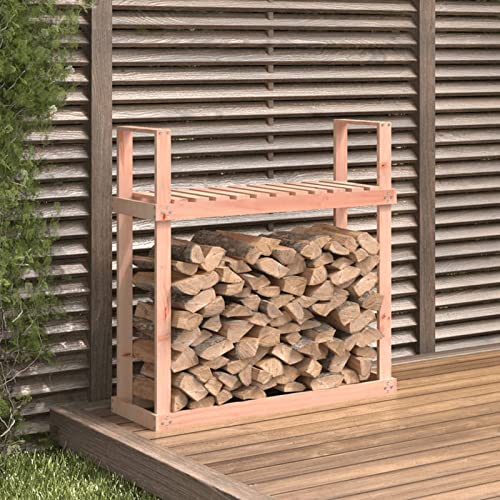 Festnight Kaminholzregal Holzstapelhilfe Unterstand Garten Pergola 110x35x108,5 cm Terrassenüberdachung Holz Holzunterstand Kaminholzregal Aussen Massivholz Douglasie von Festnight