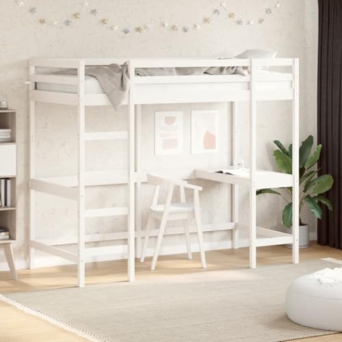 Festnight Kinderbett Hochbett 90x200 cm mit Schreibtisch Etagenbett Holz Jugendbett Holzbett Bettgestell Jugendzimmer Kinderzimmer Festnight Kinderbett Hochbett 90x200 cm mit Schreibtisch Etagenbett Holz Jugendbett Holzbett Bettgestell Jugendzimmer Kinderzimmer von Festnight