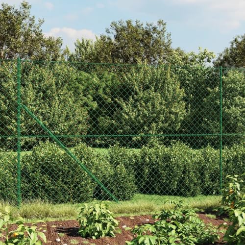 Festnight Maschendrahtzaun Drahtzaun 140 cm Höhe Gartenzaun Maschendraht Drahtgitter Metallzaun Draht Zaun Metall Hasendraht Kaninchendraht Drahtgeflecht Gitterzaun 1,4x10 m von Festnight