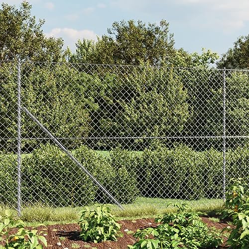 Festnight Maschendrahtzaun Drahtzaun 180 cm Höhe Gartenzaun Maschendraht Drahtgitter Metallzaun Draht Zaun Metall Hasendraht Kaninchendraht Drahtgeflecht Gitterzaun 1,8x25 m von Festnight