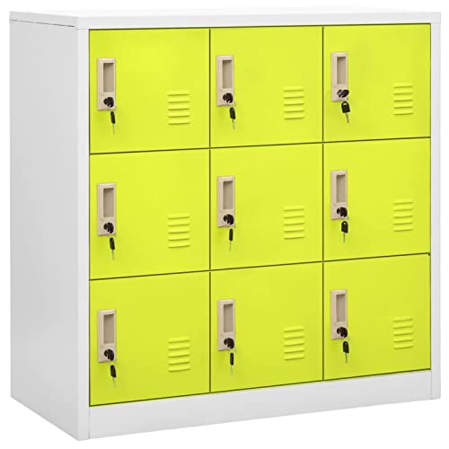 Festnight Spind Schließfachschrank 9 Fächer Metallschrank Spind Umkleideschrank Schrank Fächerschrank Metall Büroschrank Abschließbarer Umkleideschrank Stahlschrank -Grün Festnight Spind Schließfachschrank 9 Fächer Metallschrank Spind Umkleideschrank Schrank Fächerschrank Metall Büroschrank Abschließbarer Umkleideschrank Stahlschrank -Grün von Festnight