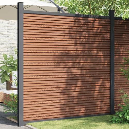 Festnight WPC Sichtschutzzaun 173x186 cm WPC Zaun Sichtschutz Zaun Lamellenzaun Zaunelemente für Draußen Gartenzaun Braun Festnight WPC Sichtschutzzaun 173x186 cm WPC Zaun Sichtschutz Zaun Lamellenzaun Zaunelemente für Draußen Gartenzaun Braun von Festnight