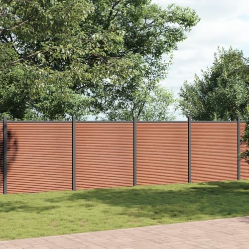Festnight WPC Sichtschutzzaun 699x186 cm WPC Zaun Sichtschutz Zaun Lamellenzaun Zaunelemente für Draußen Gartenzaun Braun Festnight WPC Sichtschutzzaun 699x186 cm WPC Zaun Sichtschutz Zaun Lamellenzaun Zaunelemente für Draußen Gartenzaun Braun von Festnight